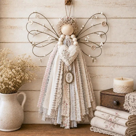 Macrame Wall Weaving Craft,Angel Fabric Hanging DIY Kit by Unknown