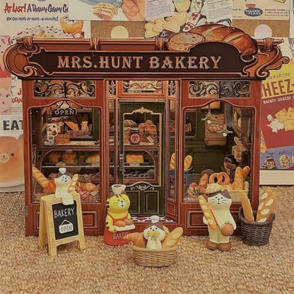 CUTEBEE Book Nook Kit DIY Miniature House Bakery Dessert Shop Dollhouse - Image 5