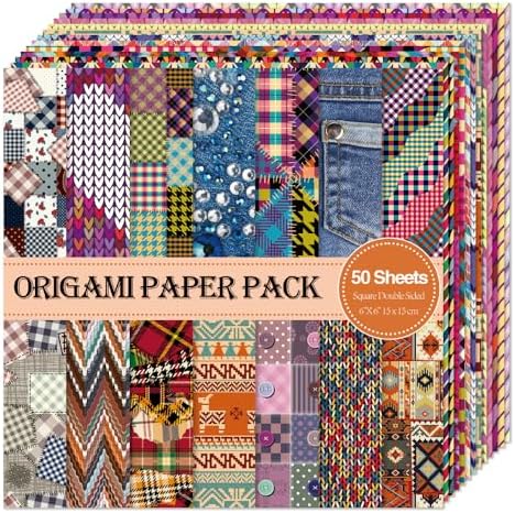 6x6" Origami Paper,100Sheets Double Sided Colored Paper,Square Craft Paper - Image 7