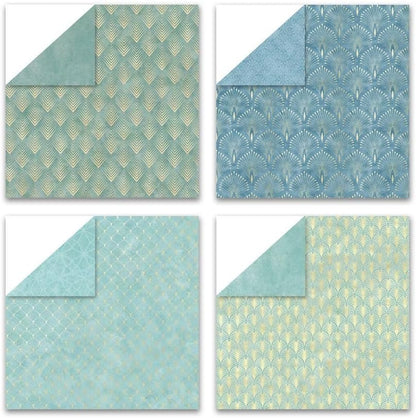 Boho Scrapbook Paper Vintage Flower Pattern Papers Pad 12×12,24 Sheets Double-Sided Bobo Floral Scrapbooking CardStock Paper Pad for Holiday Cardmaking DIY Origami Papers. - Image 3