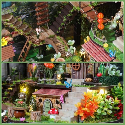 DIY Miniature House Kit, Dollhouse Kit with Music & LED for Adult - Image 5