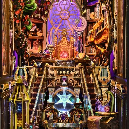 TOYQI Book Nook Kit for Adult, DIY Miniature Dollhouse Kit, Zodiac Signs - Image 3