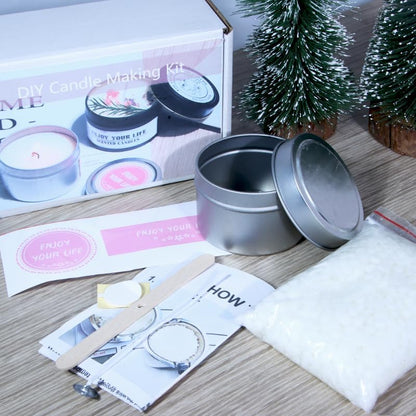 DIY Candle Making Supplies for Adults and Beginners, Including Soybean Wax, Exquisite Stickers, Candle Jars, Wicks, and Homemade Candle jar Sets with Essential Oils. - Image 3