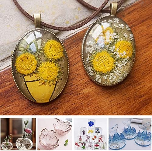 UV Resin Kit with Light-100g UV Resin for Beginner DIY Jewelry Craft Making - Image 5