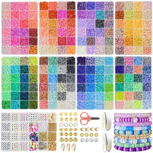 Redtwo 45000 Pcs 192 Colors Clay Beads Bracelet Making Kit by Redtwo