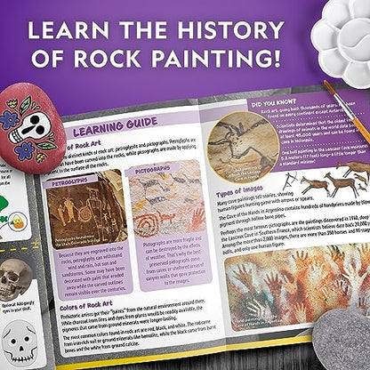 National Geographic Creepy Creatures Rock Painting Halloween Craft Kit - Image 6