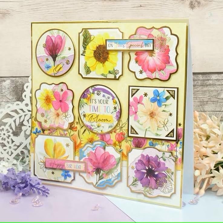 Hunkydory Crafts Pressed Petals Luxury Topper Collection, onesize, Gold - Image 5