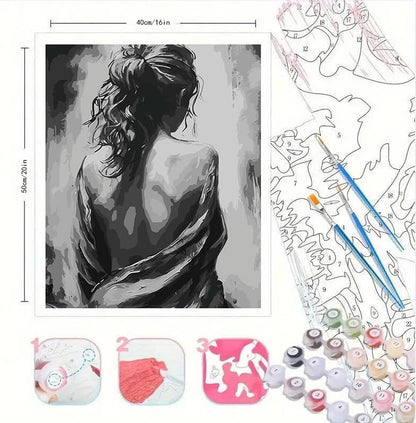 BYGFHLYW Easy People Paint by Numbers Kit for Adults Beginner - Image 2