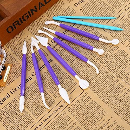 Saluaqui Dry Clay Dry Clay for Adults Cla Wholesale Pcs Pottery Sculpture Carving Tools Set Double Headed Plastic DIY Kit for Kids and Adults and Lightweight for Modeling and - Image 5