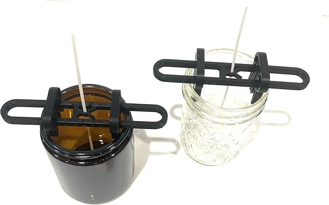 Adjustable Candle Wick Centering Stabilizer Tool Device for Jars Cups Containers DIY Candle Making Kit Supplies (4 Count)