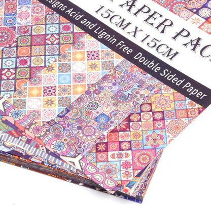 Origami Paper 50 Sheets, 6-Inch Square Double Sided Colored Craft Paper - Image 6