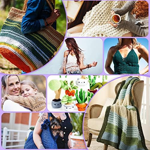 Aeelike Crochet Kit for Beginners Adults, Complete Crochet Set, Grey - Image 6