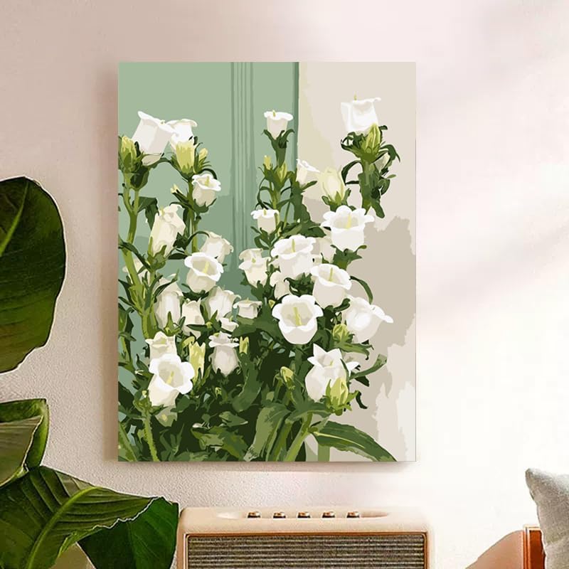 ZRIZQ Flowers Paint by Numbers Kit for Adults Beginner,Lily,16x20 - Image 3