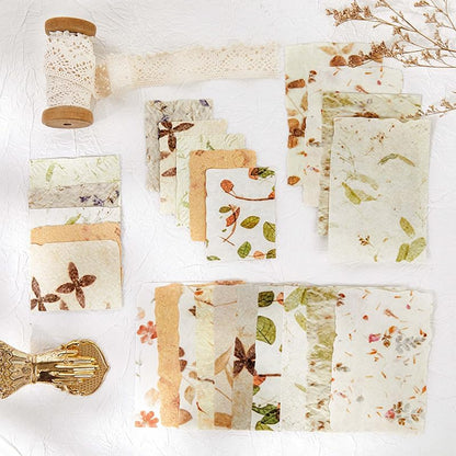 192 Pcs Textured Scrapbook Paper Kit, Embossed Rice Decoupage Paper - Image 2