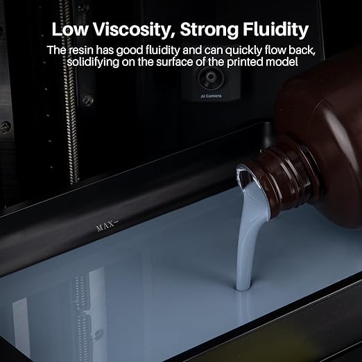 ELEGOO ABS-Like Resin 3.0 Pro, Higher Scratch-Resistance 3D Printing Photopolymer Resin, 405nm UV Resin for MSLA/DLP/LCD Printers Fast Curing High Precision Non-Brittle, Yellow 2000g