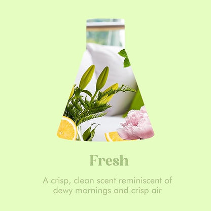 Azulfra Reed Diffuser Set, Fresh Scented Diffuser for Home, Home Fragrance Scent Essential Oil Stick Diffuser for Room Shelf Decor, 3.4 oz