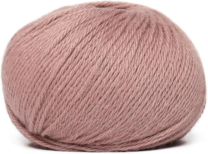 100% Baby Alpaca Yarn Wool Set of 6 Skeins (300 Grams) DK Weight - Made in Peru - Heavenly Soft and Perfect for Knitting and Crocheting (Antique Rose, DK - 6 Skeins)