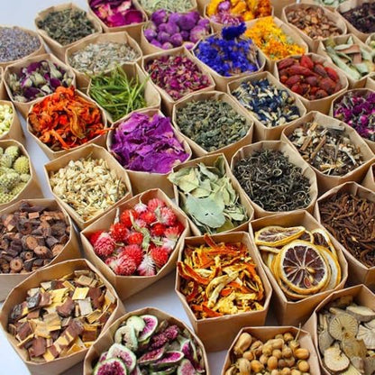 50 Packs Set - Dry Flower Craft Set, Dried Flowers, Dried Plants, Roses, Jasmine, Peonies, Lavender, Forget-me-nots, Witchcraft Kit, Resin Jewelry Making, DIY Candles, Seasonal Decorations - Image 5