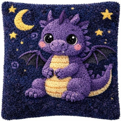 YOOTOM Dragon Latch Hook Kits,Embroidery Pillow Cover Making Kits by YOOTOM