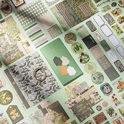 YagCu Aesthetic Scrapbook Kit, Junk Journal Scrapbooking Supplies, Vintage Journaling Set Bullet Journals Material, Large Collection for Women Adults Beginners, Arts Craft Ephemera - Image 3