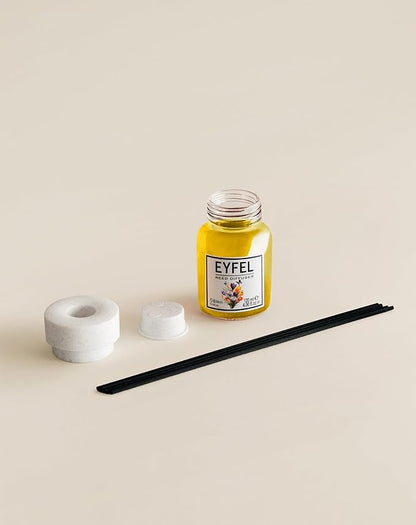 EYFEL Reed Diffusers for Home – Crocus Reed Diffuser Set 4.05 fl oz Oil Diffuser Sticks, Bathroom Diffuser, Home Fragrances, Scented Sticks, Home Décor