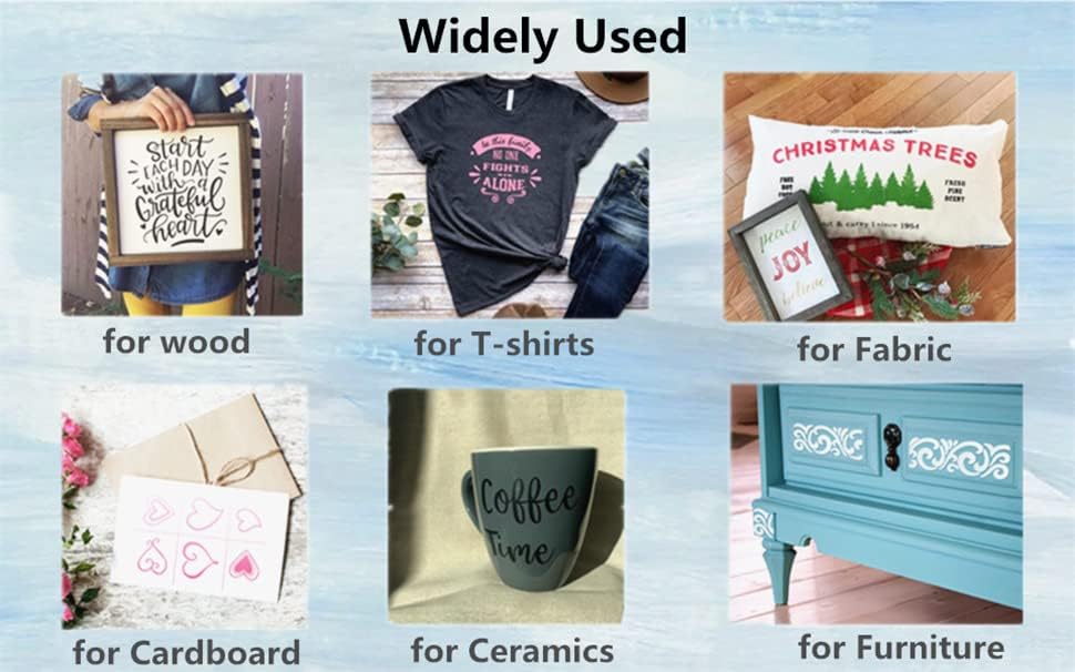 JAJADO Silk Screen Printing Stencil Letters Stencils and Numbers, Reusable Silk Screen Stencils Alphabet Craft Stencils Mesh Transfers Adhesive Stencil for Painting on Wood/Chalkboard/Wall/T-Shirt - Image 4