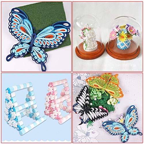 MDLUU Paper Quilling Kit with 1860 Strips and Quilling Tools and Storage Box, Paper Quilling Craft Great for DIY Learning Class, Home Decoration, Birthday Gift - Image 7