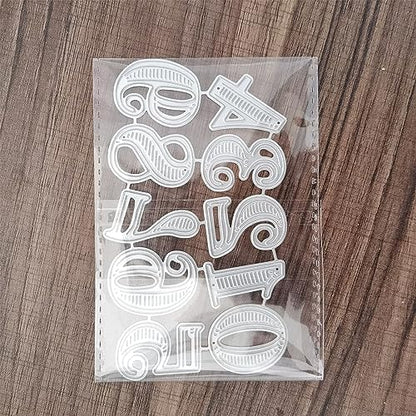 Numbers Embossing Cutting Dies Number Die Cuts for Greeting Card Wedding Invitation Making Scrapbooking Photo Album Carbon Steel - Image 4