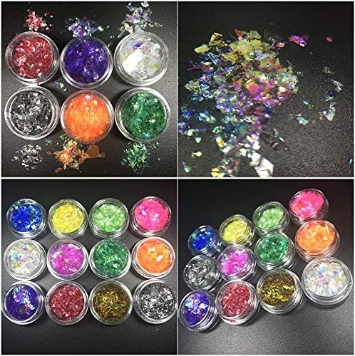 5x30ML Crystal Clear UV Epoxi Resin 12 Jewelry Making Molds 36 Decorations Glitter Sequins Dried Flowers Glassine + Portable UV Lamp + Tweezers for DIY Pendants Earrings Bracelets/Resin Coating - Image 4