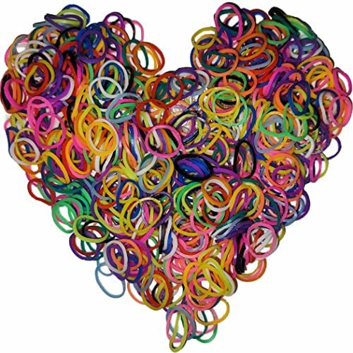 Loom Rubber Band Refill, Mixed Color 900 Pcs. by Yowamho