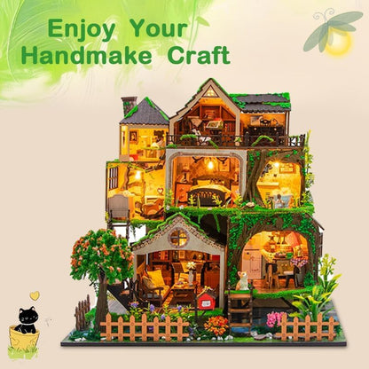 DIY Miniature House Kit, Dollhouse Kit to Build for Adults, Forest Treehouse - Image 7