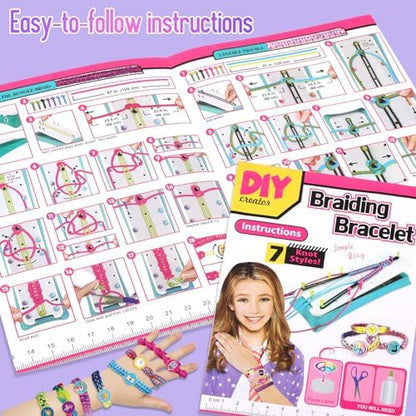 Friendship Bracelet Making Kit for Girls - Arts Crafts for Kids String - Image 5