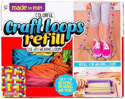 Made By Me Weaving Loom Arts and Crafts Kit, Loops Refill by MadebyMe