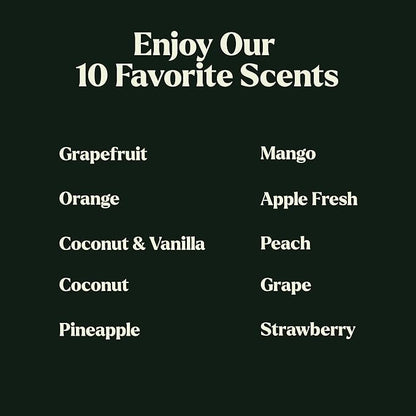 Fragrance Oil Set - Premium Grade 10 Pcs Scented Oils for Candle Making, Soap Scents, Aroma Beads, Bath Bombs, Perfume & Flavoring Oil for Lip Gloss - Essential Oils with Fruity Scents (10ml)
