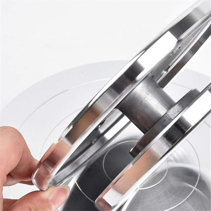 Feqsky 4.7''/5.9'' Double Sided Turntable for Ceramic Clay Sculpture Platform Pottery Wheel Aluminum Alloy Rotating Tools