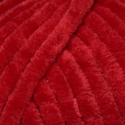 Loops & Threads Sweet Snuggles Yarn - Yarn for Knitting, Crochet, Weaving, and Arts & Crafts - Red, Polyester, 8.8 oz