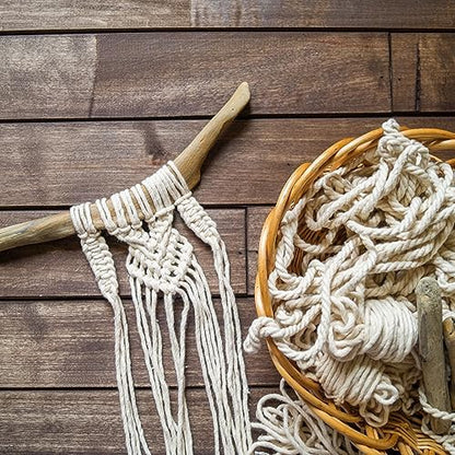 Leisure Arts Macrame Kit Wall Hanging, Macrame Kits for Adults and Beginners, Wall Hanger Craft Kit, DIY Macrame Project Kit for Home or Room Decor - Image 4