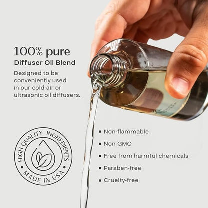 AromaPlan Hotel,Home Luxury Scents,Fresh Linen 5.07 Fl Oz (150ml) | Fragrance for Cold Air & Waterless Diffuser Oil | Home Luxury & Hotel Scent for Aromatherapy-USA Made,Bigger Bottle & Longer Lasting