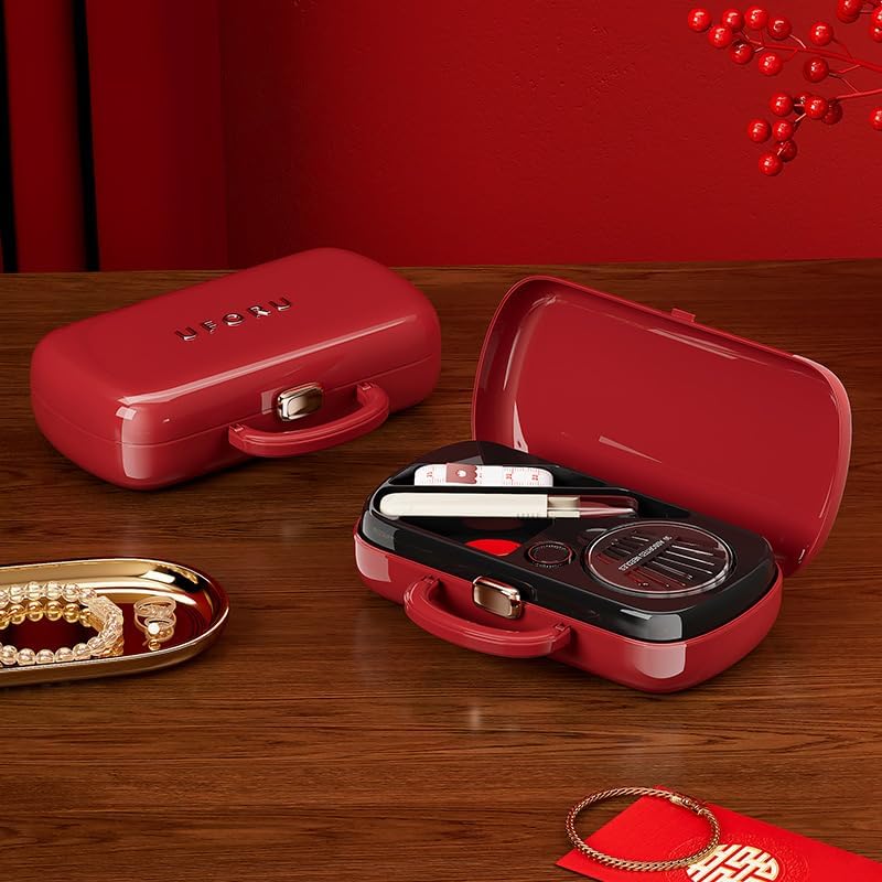 FKOG Sewing Project Kit, 151 Pcs Family Sewing Supplies Repair Kit Traveler Sewing Kit Sewing Thread Accessories DIY Sewing Supplies Organizer (Dark Red) - Image 7