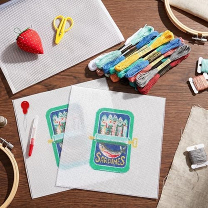 XunYee Needlepoint Canvas Kit, Sardine - Image 4
