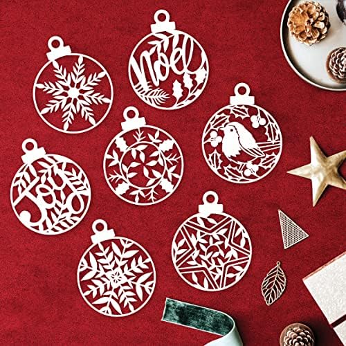 Katy Sue Adventures in Paper Cutting Christmas Selection - Makes 12 Tags, 12 Ball Ornaments & 6 Christmas Cards (Comes with Envelopes) - Image 4