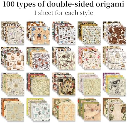 6x6" Origami Paper,100Sheets Double Sided Colored Paper,Square Craft Paper - Image 3