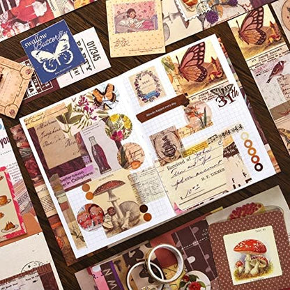 Scrapbook Supplies Kit, Vintage Junk journaling Supplies, Scrapbooking Kit - Image 2