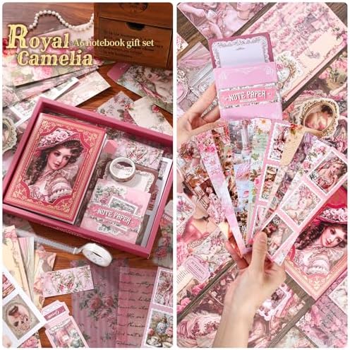 Scrapbooking Supplies Kit, Vintage Junk Journal Supplies,Cute Scrapbook Kit - Image 2