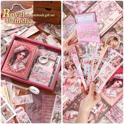 Scrapbooking Supplies Kit, Vintage Junk Journal Supplies,Cute Scrapbook Kit - Image 2