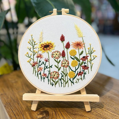 COCOMOX Floral Embroidery Kits for Beginners Adults, Cross Stitch Kits - Image 6
