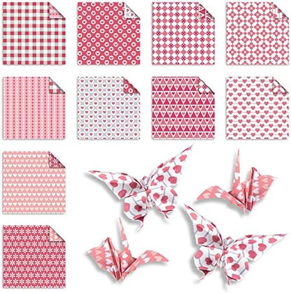Origami Paper 6x6" Double Sided 50 Sheets 10 Colors Origami Kit,Craft Paper - Image 4