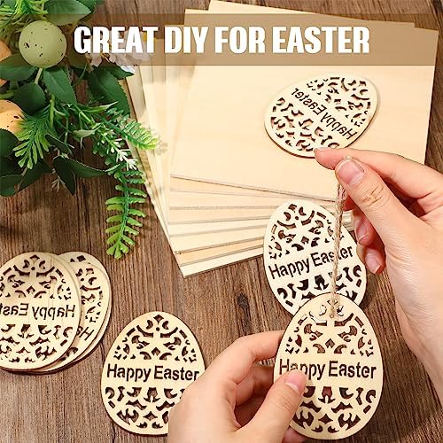 Riakrum Basswood Sheets Plywood Board Unfinished Wood Boards for Crafts for DIY Laser Projects Architectural Mini House Building Hobby Model Making(18 x 18 x 1/8 Inch,36) - Image 4