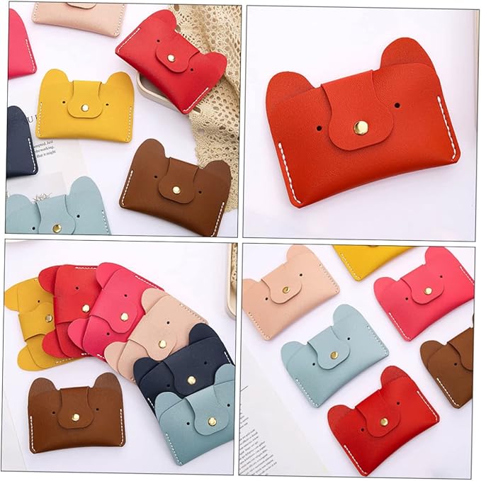 VICASKY 3sets DIY Crochet Handbag Kit Doggy Shaped Purse Bag Making Material Comfortable Pu DIY Supplies
