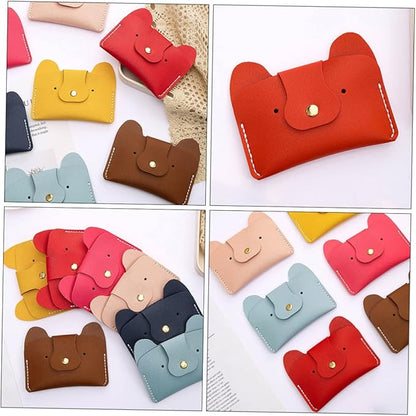 VICASKY 3sets DIY Crochet Handbag Kit Doggy Shaped Purse Bag Making Material Comfortable Pu DIY Supplies